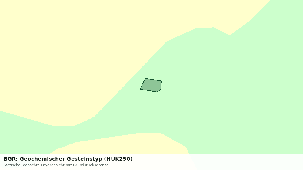 Statische Kartenansicht: BGR: Geochemischer Gesteinstyp (HÜK250)