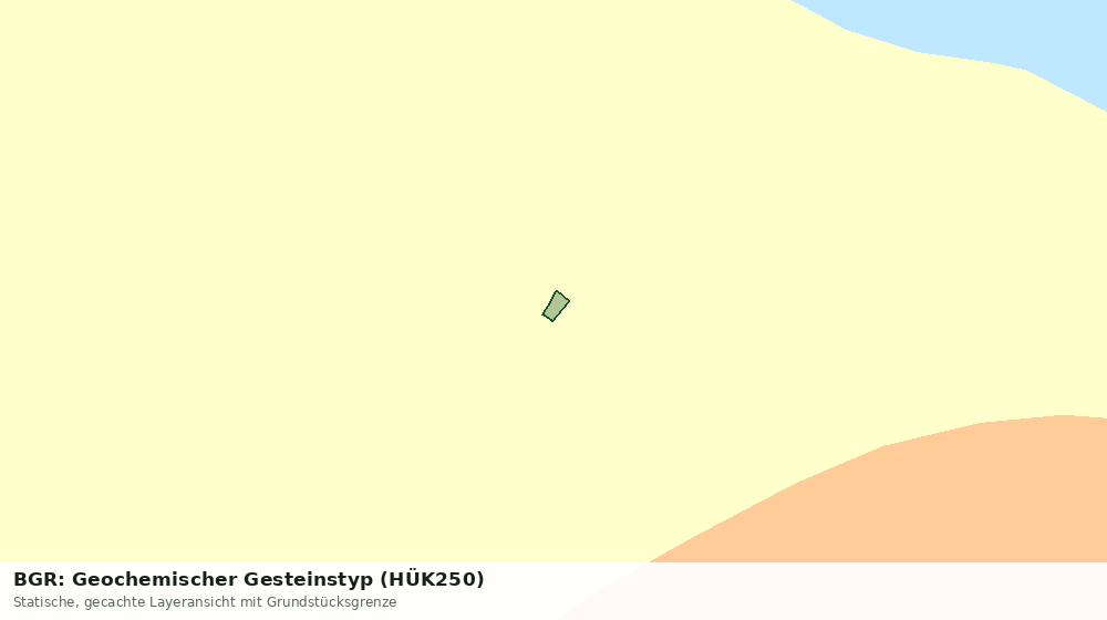Statische Kartenansicht: BGR: Geochemischer Gesteinstyp (HÜK250)