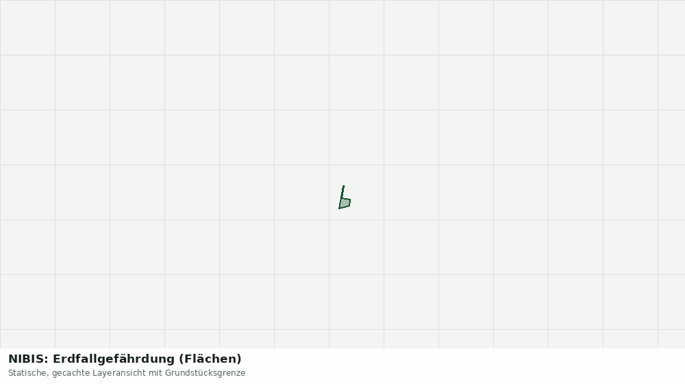 Statische Kartenansicht: NIBIS: Erdfallgefährdung (Flächen)