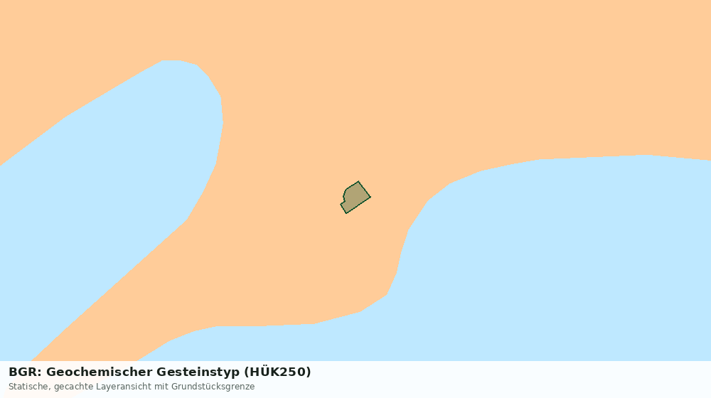 Statische Kartenansicht: BGR: Geochemischer Gesteinstyp (HÜK250)