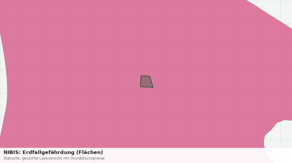 Statische Kartenansicht: NIBIS: Erdfallgefährdung (Flächen)
