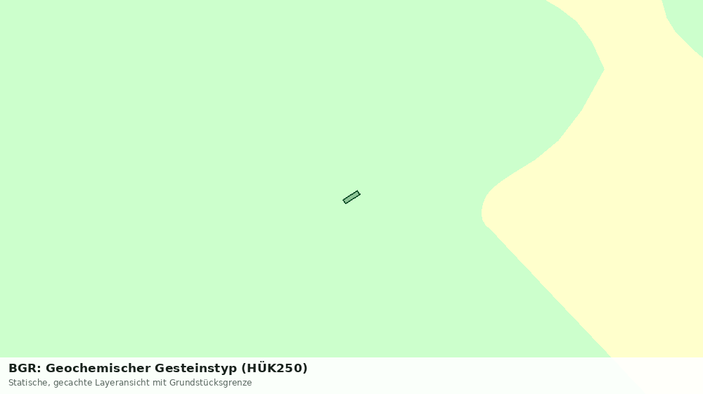 Statische Kartenansicht: BGR: Geochemischer Gesteinstyp (HÜK250)