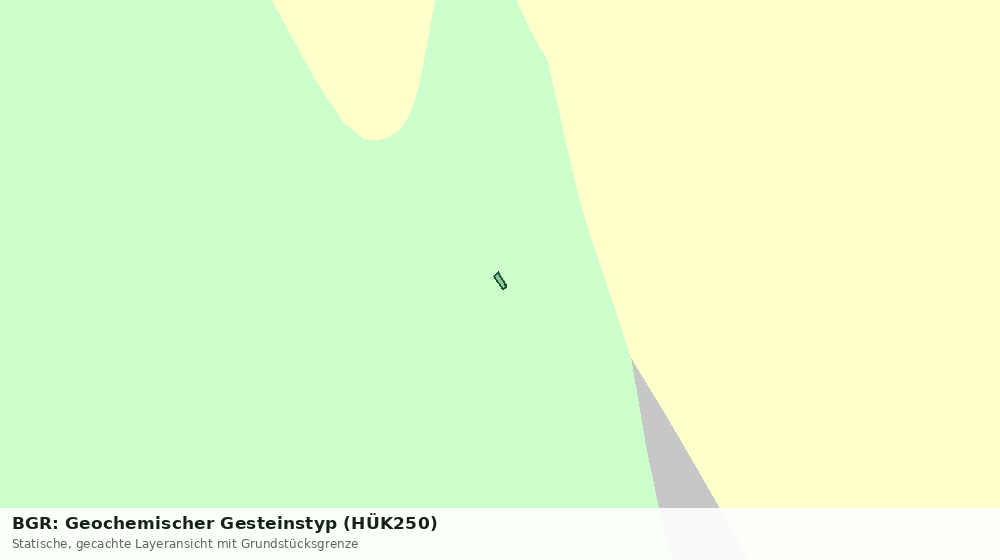Statische Kartenansicht: BGR: Geochemischer Gesteinstyp (HÜK250)