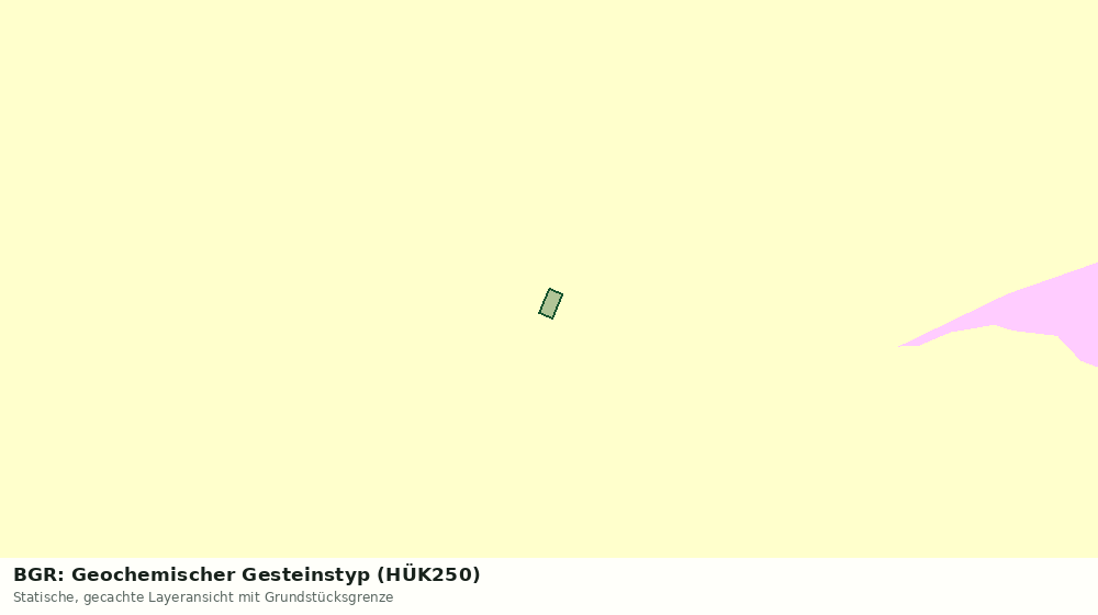 Statische Kartenansicht: BGR: Geochemischer Gesteinstyp (HÜK250)