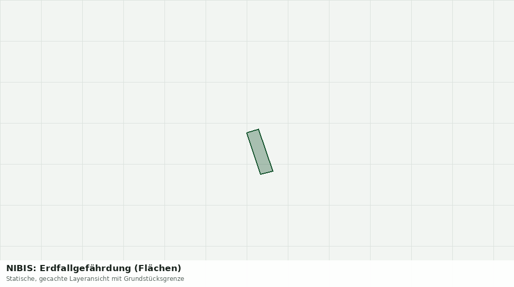 Statische Kartenansicht: NIBIS: Erdfallgefährdung (Flächen)