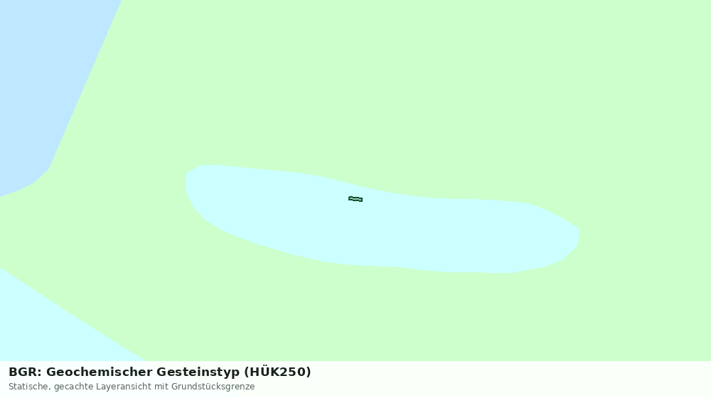 Statische Kartenansicht: BGR: Geochemischer Gesteinstyp (HÜK250)