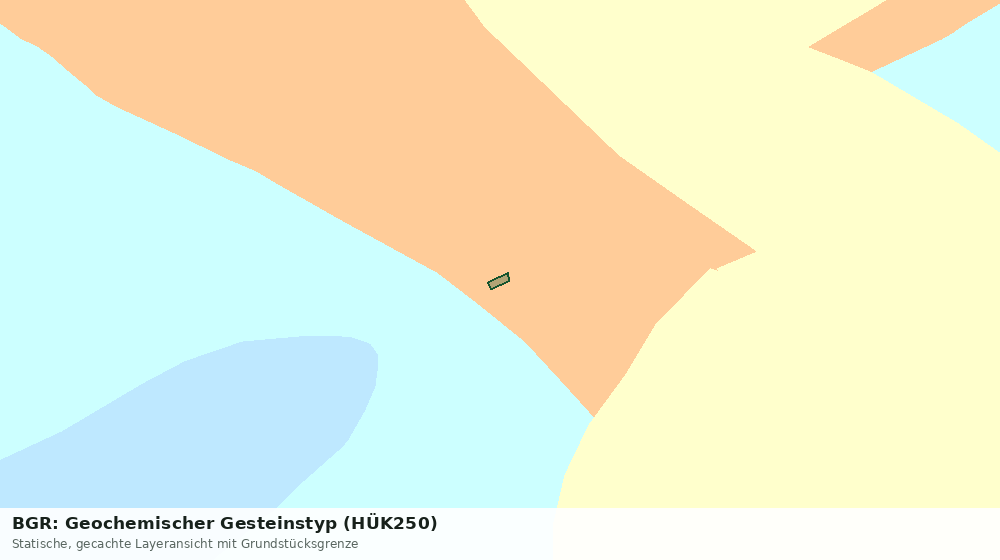 Statische Kartenansicht: BGR: Geochemischer Gesteinstyp (HÜK250)