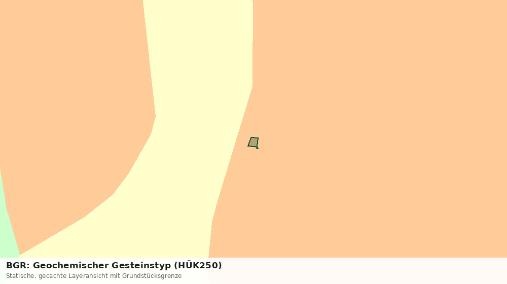Statische Kartenansicht: BGR: Geochemischer Gesteinstyp (HÜK250)