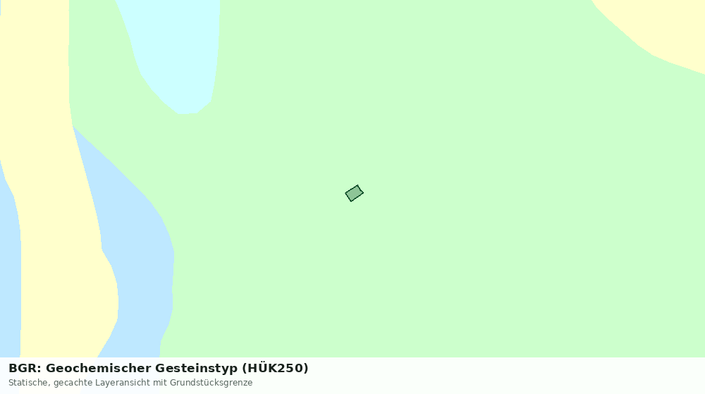 Statische Kartenansicht: BGR: Geochemischer Gesteinstyp (HÜK250)