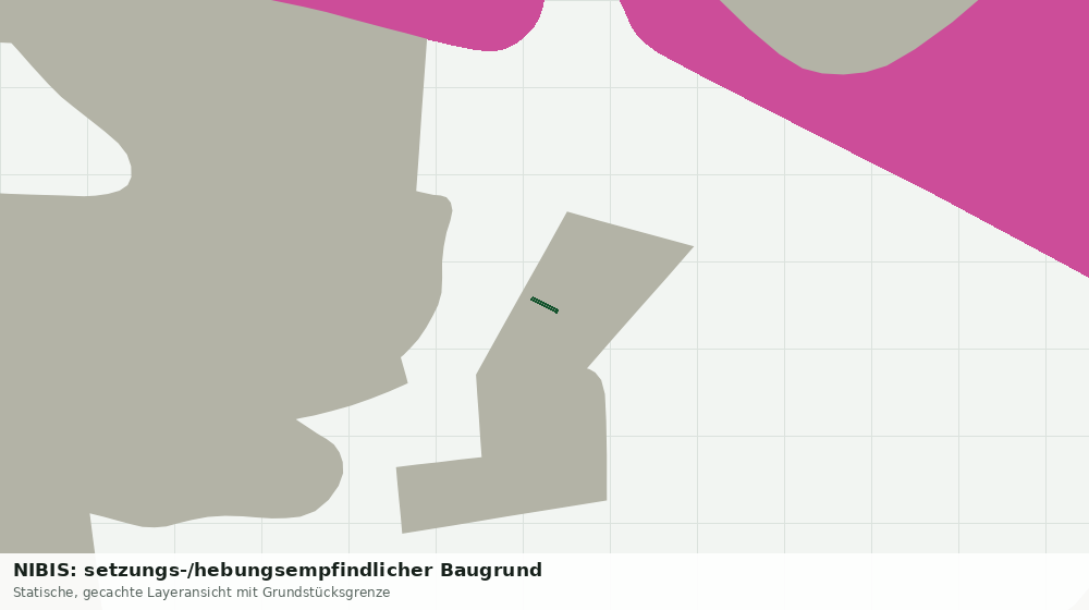 Statische Kartenansicht: NIBIS: setzungs-/hebungsempfindlicher Baugrund