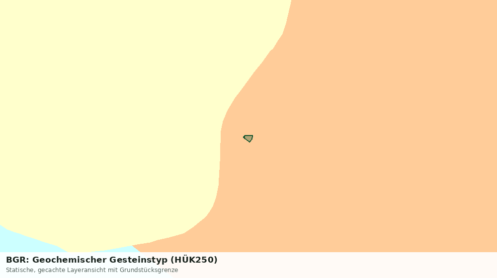 Statische Kartenansicht: BGR: Geochemischer Gesteinstyp (HÜK250)
