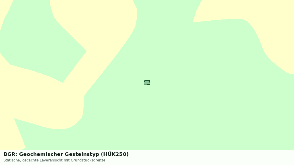 Statische Kartenansicht: BGR: Geochemischer Gesteinstyp (HÜK250)