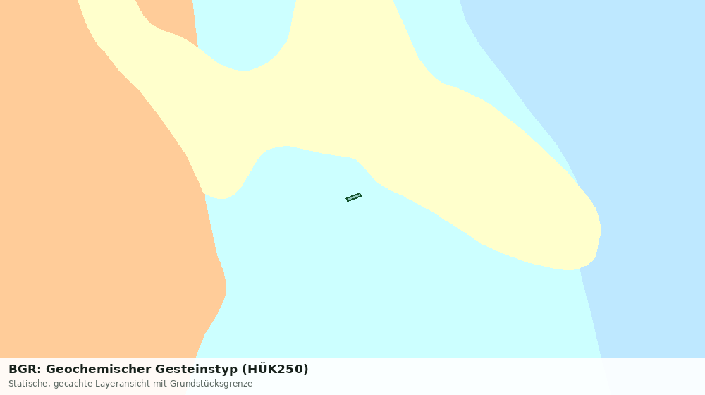 Statische Kartenansicht: BGR: Geochemischer Gesteinstyp (HÜK250)