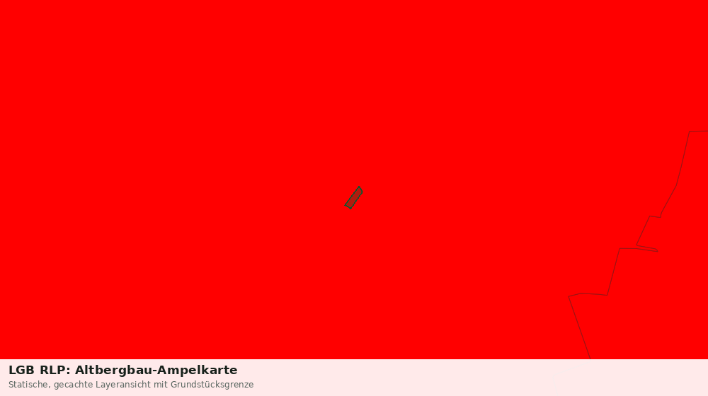 Statische Kartenansicht: LGB RLP: Altbergbau-Ampelkarte