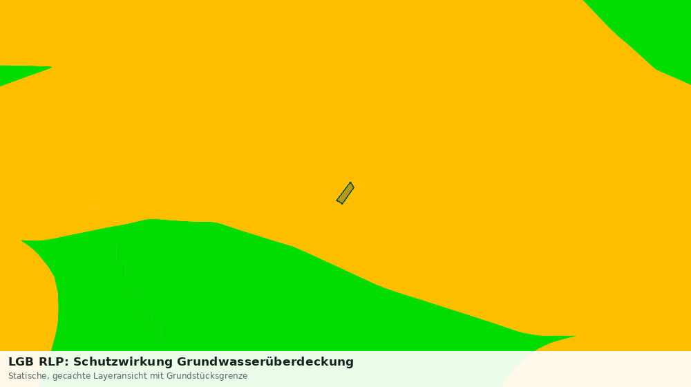 Statische Kartenansicht: LGB RLP: Schutzwirkung Grundwasserüberdeckung