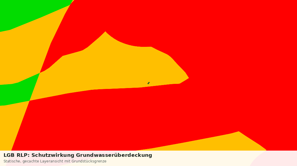 Statische Kartenansicht: LGB RLP: Schutzwirkung Grundwasserüberdeckung