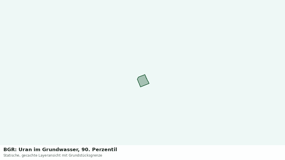 Statische Kartenansicht: BGR: Uran im Grundwasser, 90. Perzentil