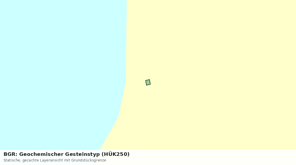 Statische Kartenansicht: BGR: Geochemischer Gesteinstyp (HÜK250)