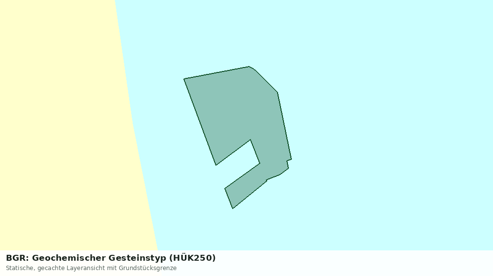 Statische Kartenansicht: BGR: Geochemischer Gesteinstyp (HÜK250)
