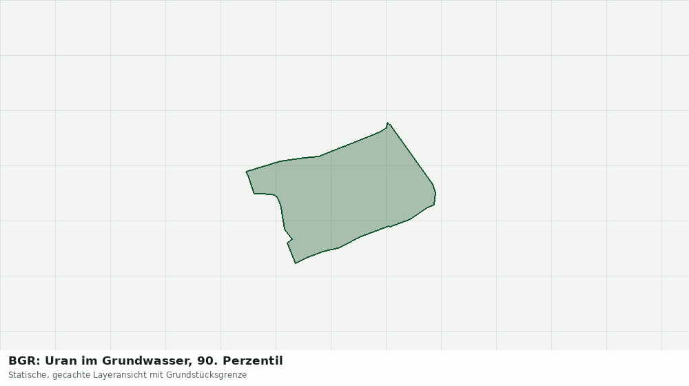 Statische Kartenansicht: BGR: Uran im Grundwasser, 90. Perzentil