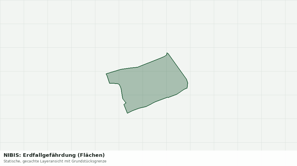 Statische Kartenansicht: NIBIS: Erdfallgefährdung (Flächen)