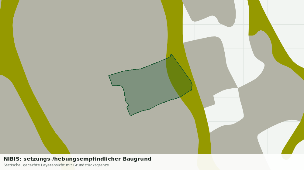 Statische Kartenansicht: NIBIS: setzungs-/hebungsempfindlicher Baugrund