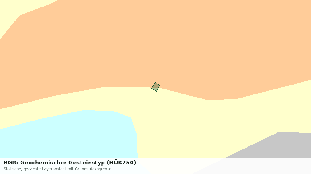 Statische Kartenansicht: BGR: Geochemischer Gesteinstyp (HÜK250)