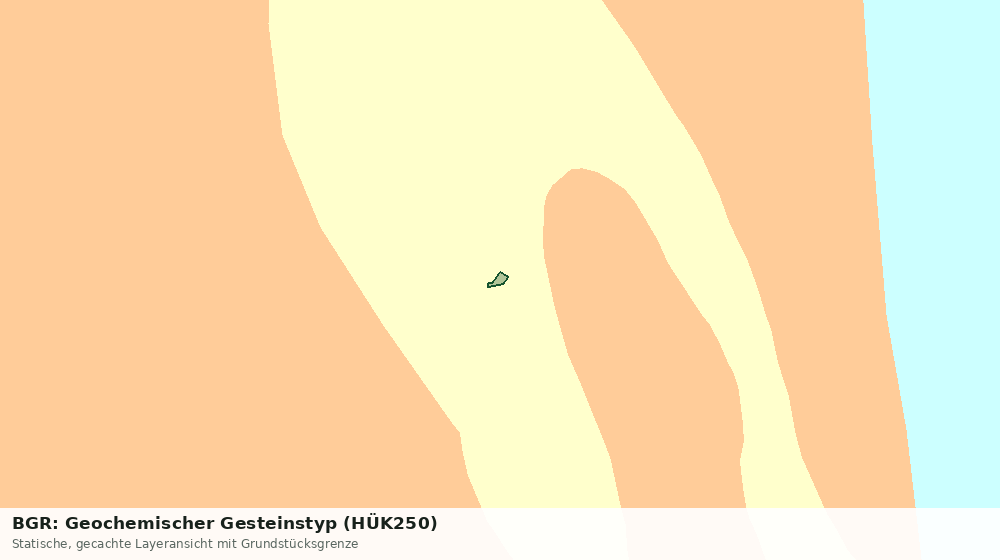 Statische Kartenansicht: BGR: Geochemischer Gesteinstyp (HÜK250)