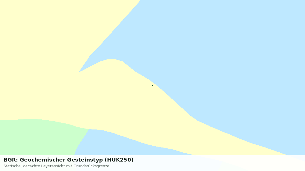 Statische Kartenansicht: BGR: Geochemischer Gesteinstyp (HÜK250)