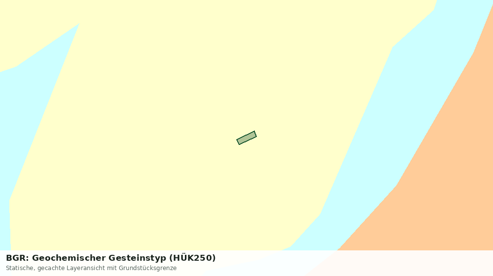 Statische Kartenansicht: BGR: Geochemischer Gesteinstyp (HÜK250)