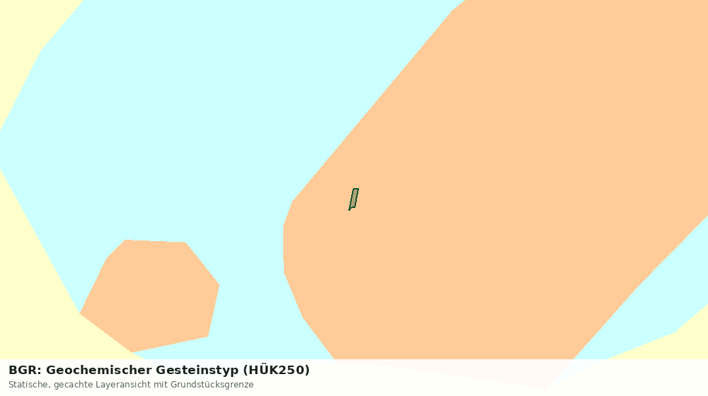 Statische Kartenansicht: BGR: Geochemischer Gesteinstyp (HÜK250)