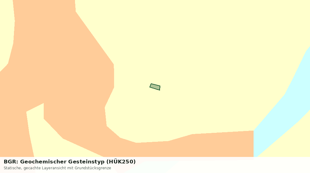 Statische Kartenansicht: BGR: Geochemischer Gesteinstyp (HÜK250)