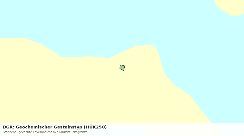 Statische Kartenansicht: BGR: Geochemischer Gesteinstyp (HÜK250)