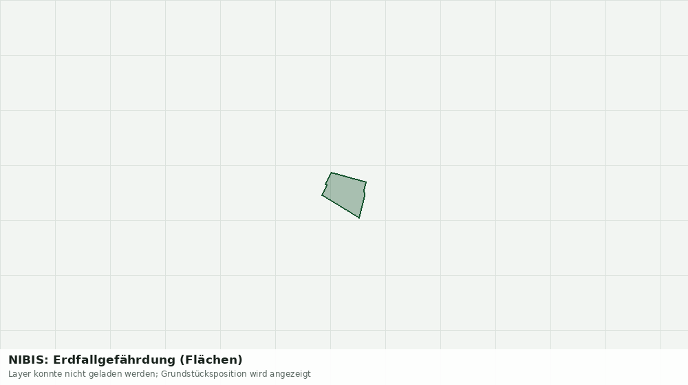 Statische Kartenansicht: NIBIS: Erdfallgefährdung (Flächen)