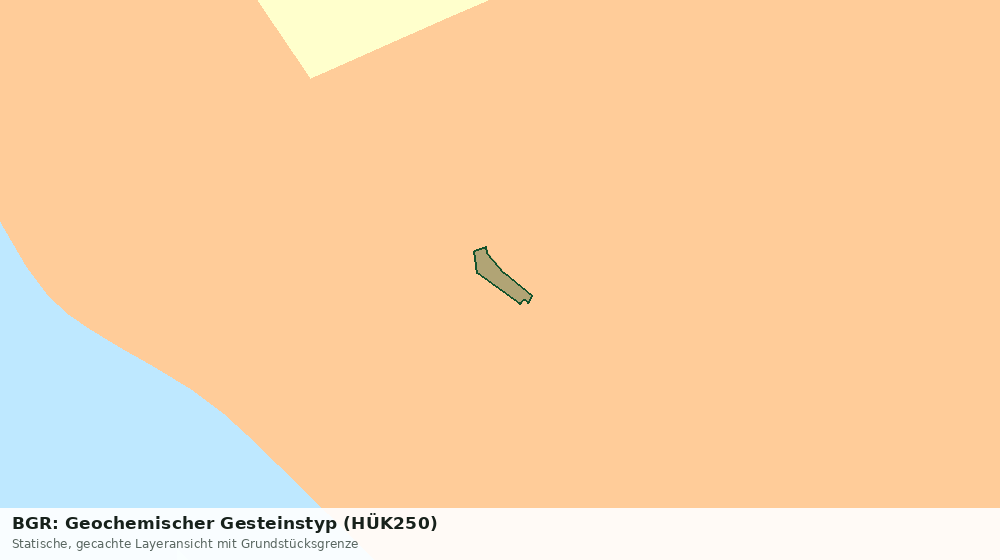 Statische Kartenansicht: BGR: Geochemischer Gesteinstyp (HÜK250)