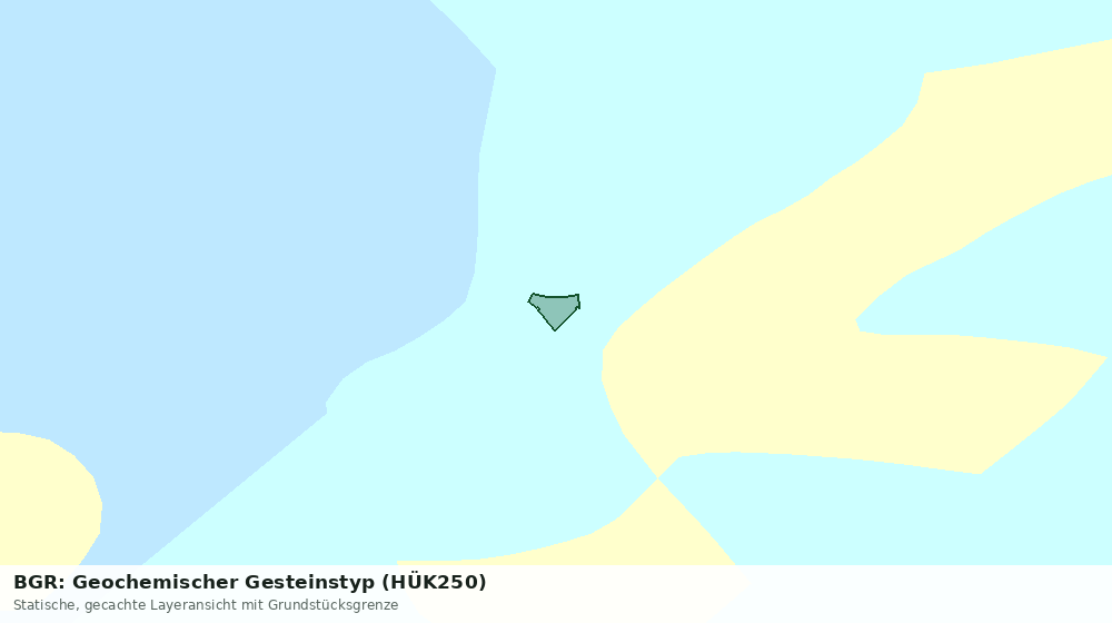 Statische Kartenansicht: BGR: Geochemischer Gesteinstyp (HÜK250)