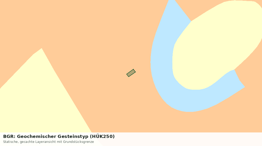 Statische Kartenansicht: BGR: Geochemischer Gesteinstyp (HÜK250)