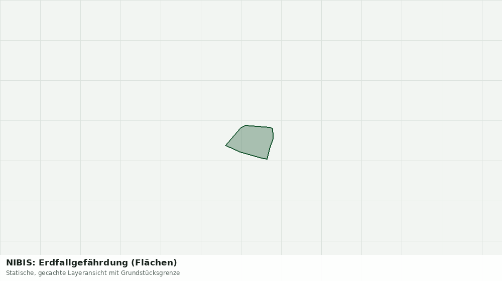 Statische Kartenansicht: NIBIS: Erdfallgefährdung (Flächen)