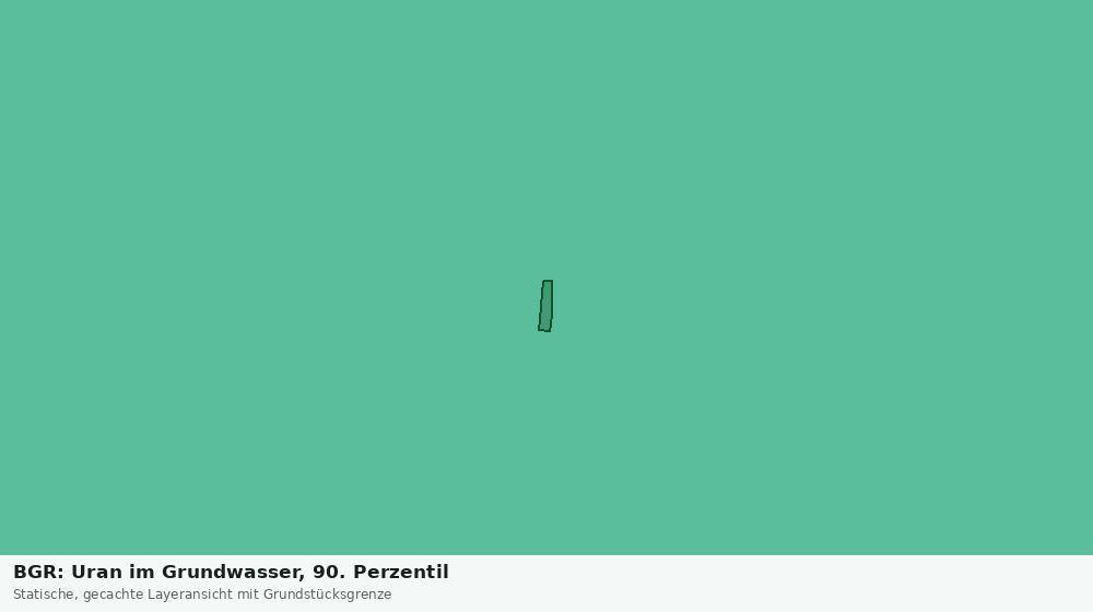Statische Kartenansicht: BGR: Uran im Grundwasser, 90. Perzentil