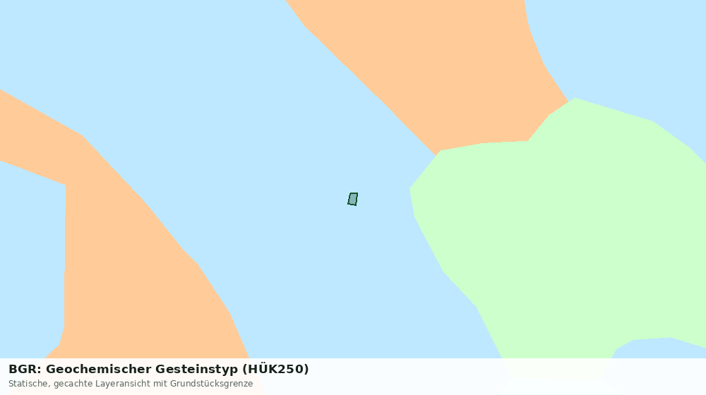 Statische Kartenansicht: BGR: Geochemischer Gesteinstyp (HÜK250)