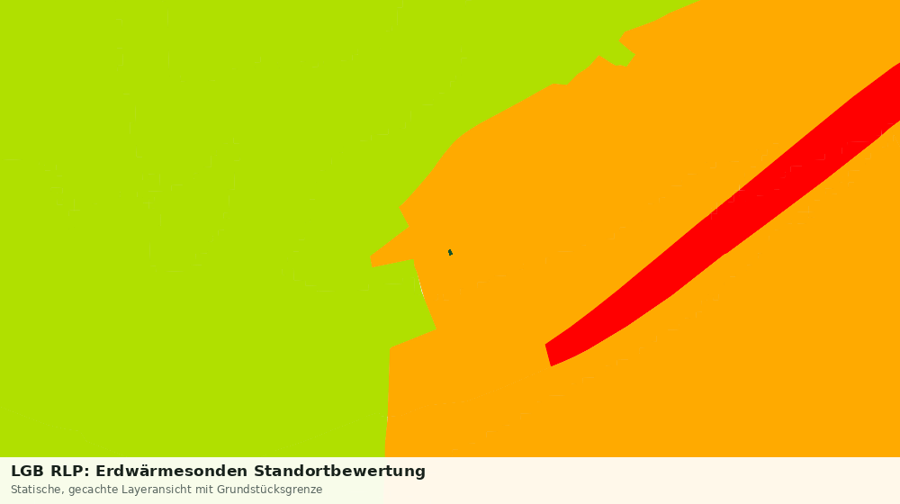 Statische Kartenansicht: LGB RLP: Erdwärmesonden Standortbewertung