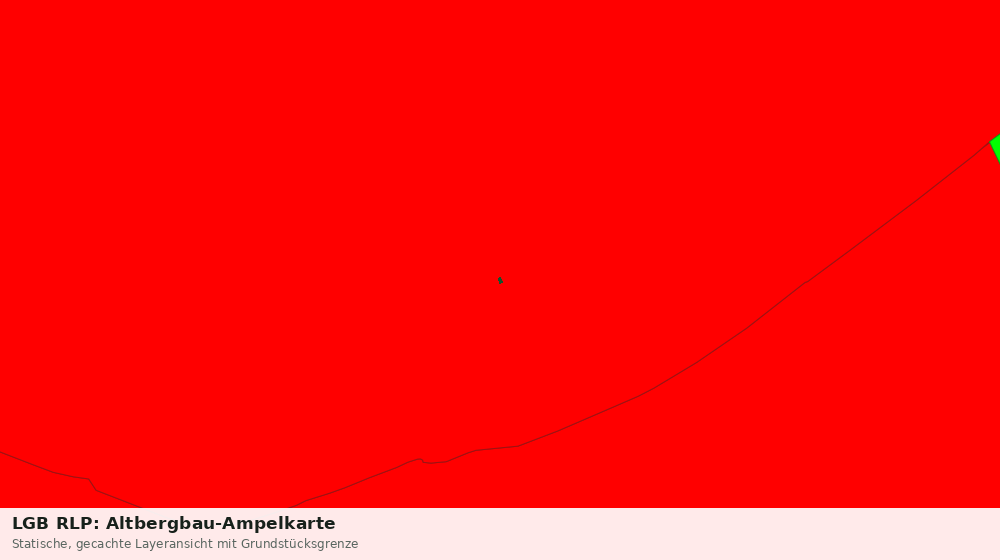 Statische Kartenansicht: LGB RLP: Altbergbau-Ampelkarte