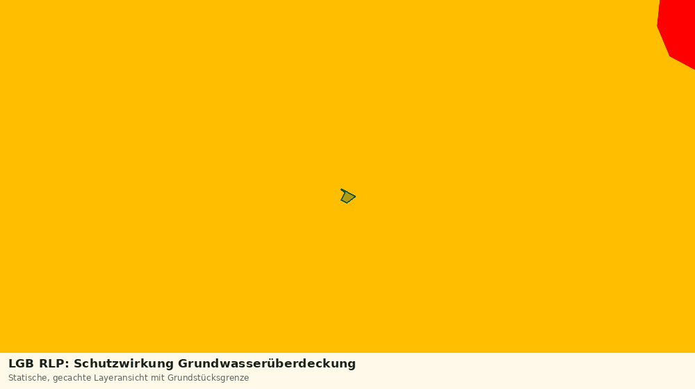 Statische Kartenansicht: LGB RLP: Schutzwirkung Grundwasserüberdeckung