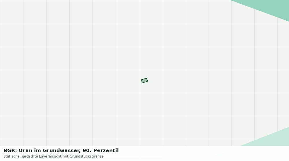Statische Kartenansicht: BGR: Uran im Grundwasser, 90. Perzentil