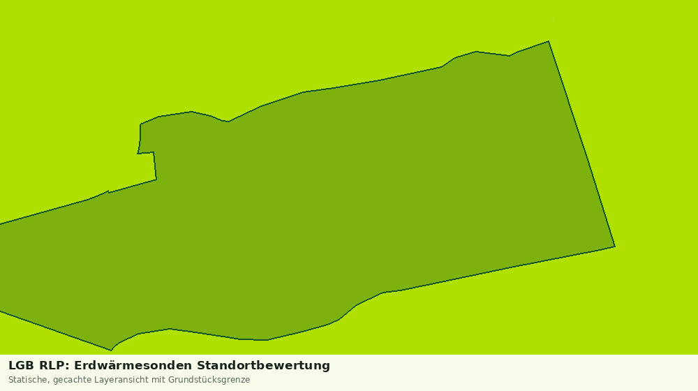 Statische Kartenansicht: LGB RLP: Erdwärmesonden Standortbewertung