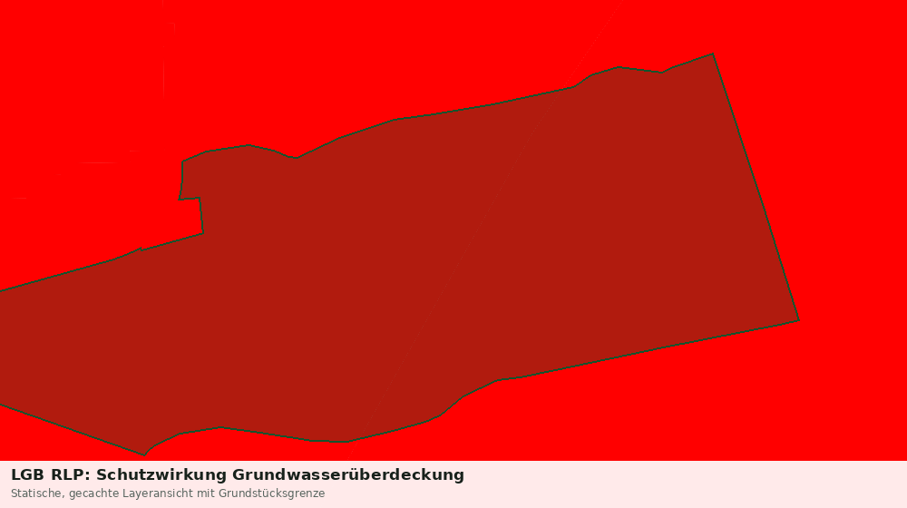 Statische Kartenansicht: LGB RLP: Schutzwirkung Grundwasserüberdeckung