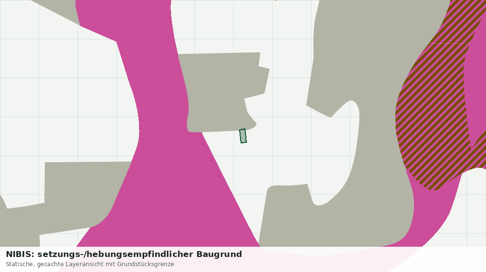 Statische Kartenansicht: NIBIS: setzungs-/hebungsempfindlicher Baugrund