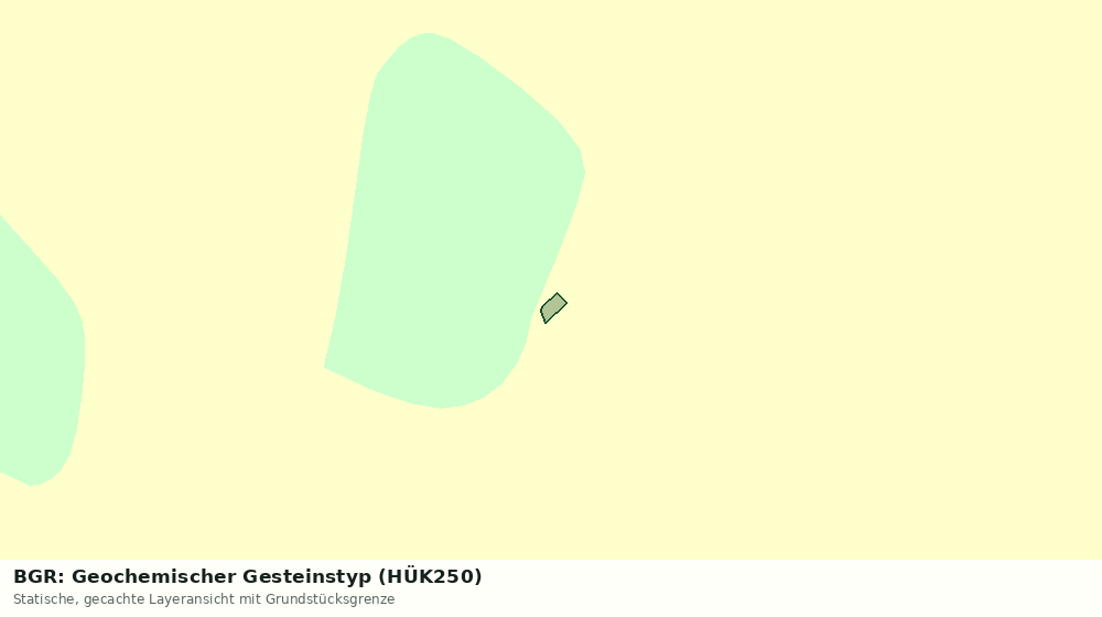 Statische Kartenansicht: BGR: Geochemischer Gesteinstyp (HÜK250)