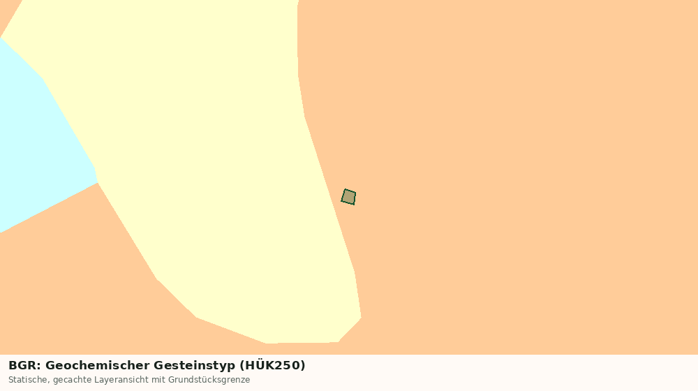 Statische Kartenansicht: BGR: Geochemischer Gesteinstyp (HÜK250)