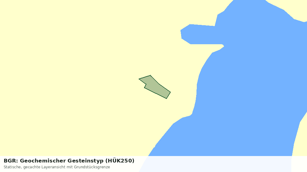 Statische Kartenansicht: BGR: Geochemischer Gesteinstyp (HÜK250)